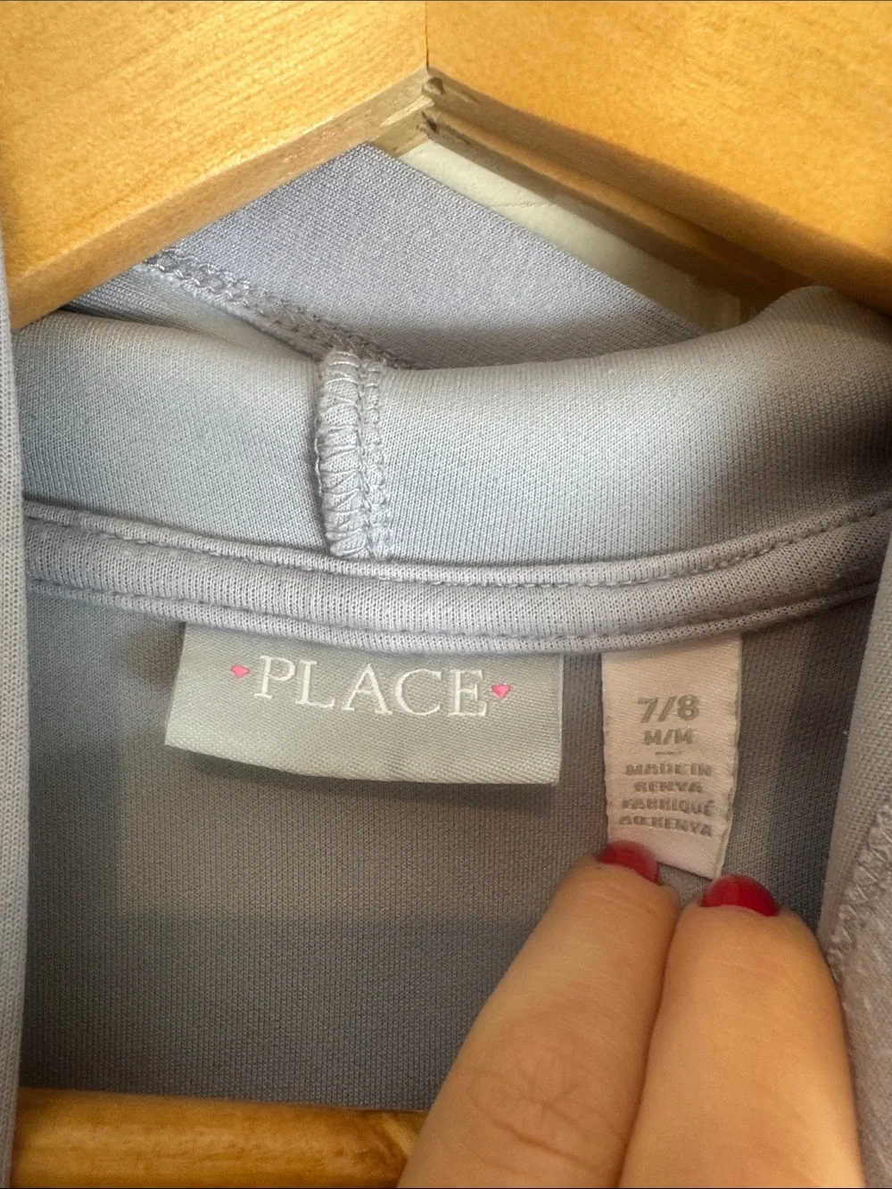 Children’s Place lavender / gray Hooded Set for Kids size M 7/8
